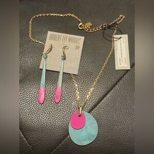 Robert Lee Morris Pink and Blue RLM Soho Accessory Set